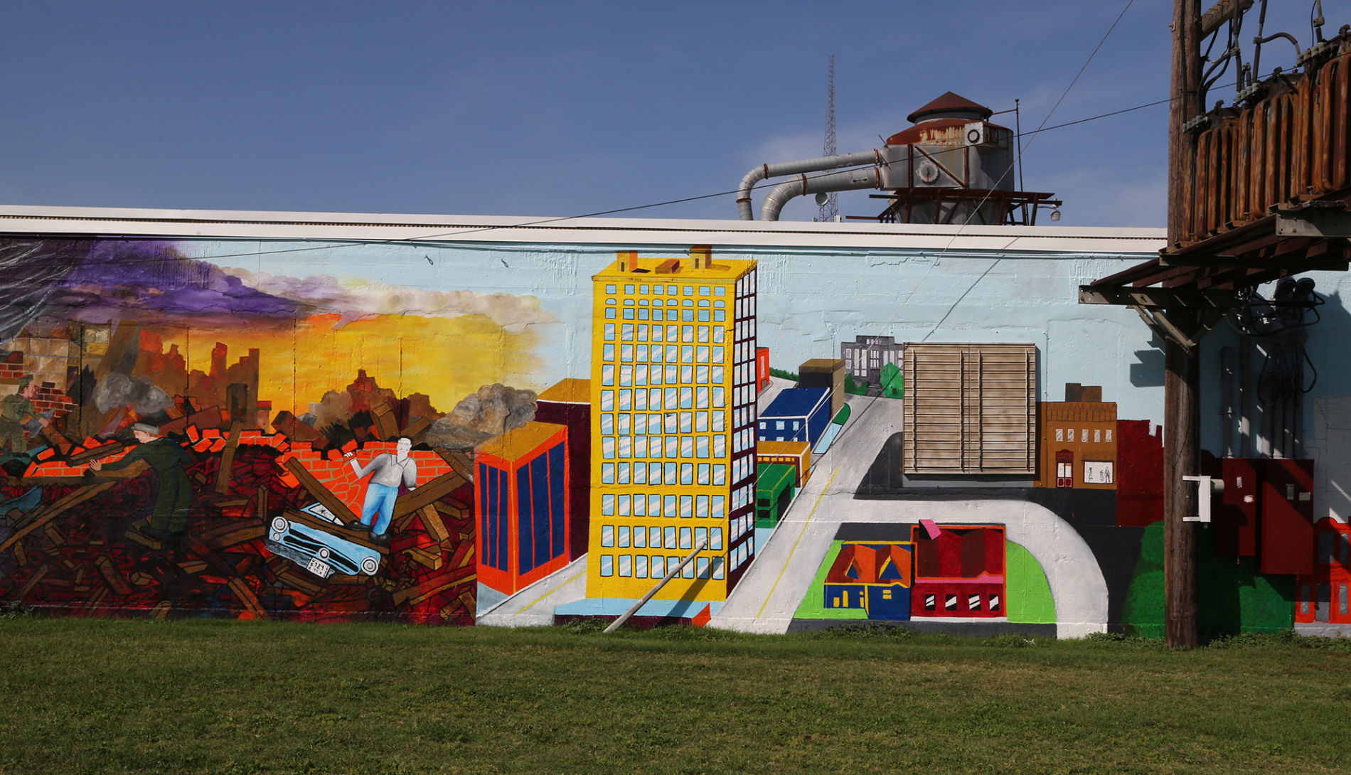 Diversified mural